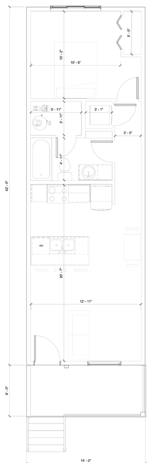 The Hummingbird — Floor Plan